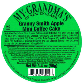 Granny Smith Apple Mini Cakes