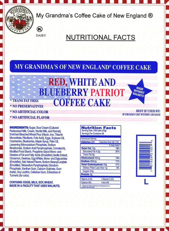 Large Patriot Coffee Cake