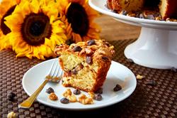 Chocolate Chip Coffee Cake in a PERSONALIZED TIN