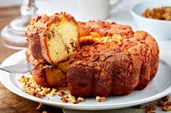 Cinnamon Walnut Coffee Cake in a PERSONALIZED TIN